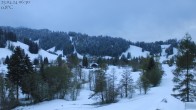 Archived image Webcam Hotel Schratt in Oberstaufen - View Golf Course 05:00
