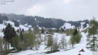 Archived image Webcam Hotel Schratt in Oberstaufen - View Golf Course 13:00
