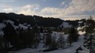 Archived image Webcam Hotel Schratt in Oberstaufen - View Golf Course 03:00