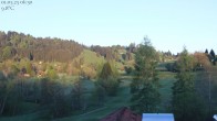Archived image Webcam Hotel Schratt in Oberstaufen - View Golf Course 05:00