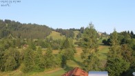 Archiv Foto Webcam Biohotel Schratt in Oberstaufen - Blick Golfplatz 06:00