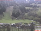 Archived image Webcam base station "Palüdbahn", Brand near Bludenz 15:00