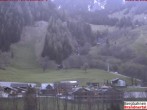 Archived image Webcam base station "Palüdbahn", Brand near Bludenz 19:00