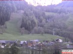 Archived image Webcam base station "Palüdbahn", Brand near Bludenz 05:00