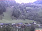 Archived image Webcam base station "Palüdbahn", Brand near Bludenz 06:00