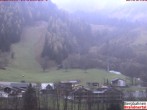 Archived image Webcam base station "Palüdbahn", Brand near Bludenz 15:00