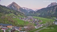 Archived image Webcam Schoppernau in the Bregenzerwald 19:00