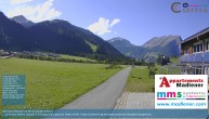 Archived image Webcam Schoppernau lower valley in the Bregenzerwald 13:00