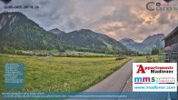Archived image Webcam Schoppernau lower valley in the Bregenzerwald 19:00