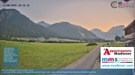 Archiv Foto Webcam Schoppernau Unterdorf im Bregenzerwald 19:00