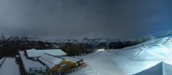 Archived image Webcam north "Hannigalp", Grächen in Valais 23:00