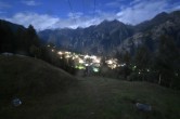 Archived image Webcam Grächen in Valais 23:00