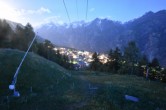 Archiv Foto Webcam Grächen im Wallis 03:00
