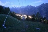 Archiv Foto Webcam Grächen im Wallis 03:00