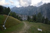 Archiv Foto Webcam Grächen im Wallis 19:00