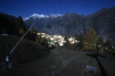 Archiv Foto Webcam Grächen im Wallis 23:00