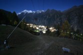 Archiv Foto Webcam Grächen im Wallis 01:00