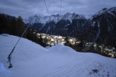 Archived image Webcam Grächen in Valais 23:00