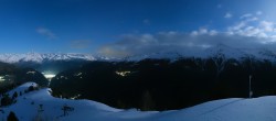 Archived image Webcam Panoramic view, Grächen in Valais 23:00