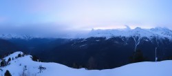 Archived image Webcam Panoramic view, Grächen in Valais 05:00