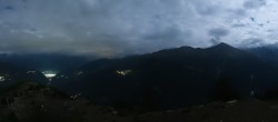 Archived image Webcam Panoramic view, Grächen in Valais 23:00