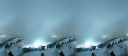 Archiv Foto Webcam Grächen im Wallis: Panorama Furggen 23:00