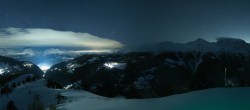 Archived image Webcam Panoramic view, Grächen in Valais 01:00