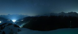 Archiv Foto Webcam Grächen im Wallis: Panorama Furggen 23:00