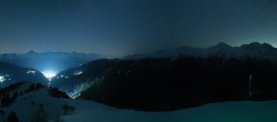 Archiv Foto Webcam Grächen im Wallis: Panorama Furggen 01:00