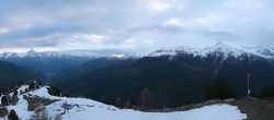 Archiv Foto Webcam Grächen im Wallis: Panorama Furggen 05:00
