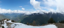 Archiv Foto Webcam Grächen im Wallis: Panorama Furggen 11:00