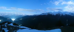 Archiv Foto Webcam Grächen im Wallis: Panorama Furggen 23:00