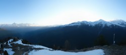 Archiv Foto Webcam Grächen im Wallis: Panorama Furggen 05:00
