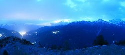 Archiv Foto Webcam Grächen im Wallis: Panorama Furggen 03:00