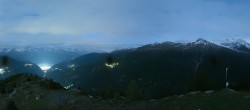 Archiv Foto Webcam Grächen im Wallis: Panorama Furggen 23:00