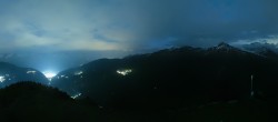 Archiv Foto Webcam Grächen im Wallis: Panorama Furggen 01:00