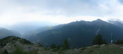 Archived image Webcam Panoramic view, Grächen in Valais 19:00