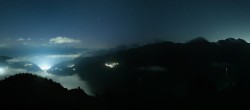 Archiv Foto Webcam Grächen im Wallis: Panorama Furggen 01:00