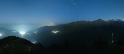 Archived image Webcam Panoramic view, Grächen in Valais 23:00