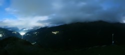 Archiv Foto Webcam Grächen im Wallis: Panorama Furggen 23:00