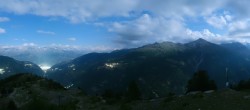 Archiv Foto Webcam Grächen im Wallis: Panorama Furggen 01:00