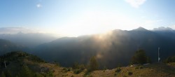 Archiv Foto Webcam Grächen im Wallis: Panorama Furggen 05:00