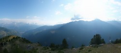 Archiv Foto Webcam Grächen im Wallis: Panorama Furggen 07:00