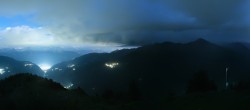 Archiv Foto Webcam Grächen im Wallis: Panorama Furggen 23:00