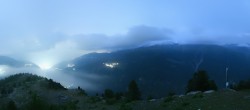 Archiv Foto Webcam Grächen im Wallis: Panorama Furggen 03:00