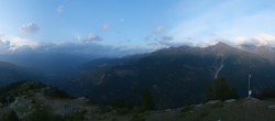 Archived image Webcam Panoramic view, Grächen in Valais 19:00