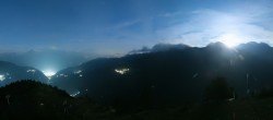 Archiv Foto Webcam Grächen im Wallis: Panorama Furggen 23:00