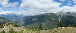 Archiv Foto Webcam Grächen im Wallis: Panorama Furggen 13:00