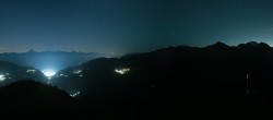 Archiv Foto Webcam Grächen im Wallis: Panorama Furggen 23:00