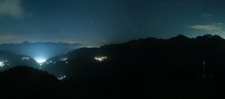 Archiv Foto Webcam Grächen im Wallis: Panorama Furggen 01:00